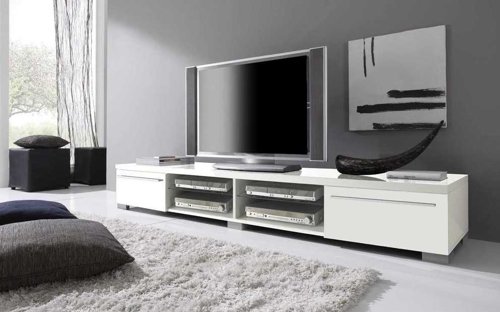 Featured Photo of Long White Tv Cabinets