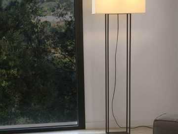Brown Metal Floor Lamps