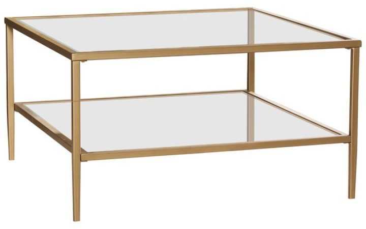 Glass Open Shelf Coffee Tables