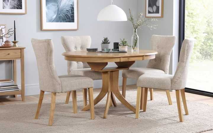 Round Extending Dining Tables and Chairs