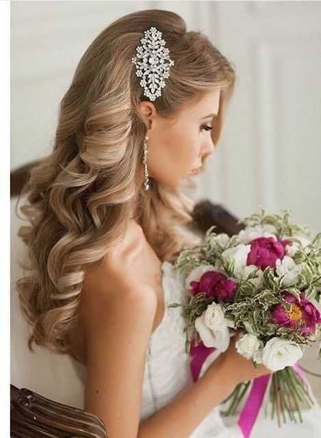 Featured Photo of Curls Down Wedding Hairstyles