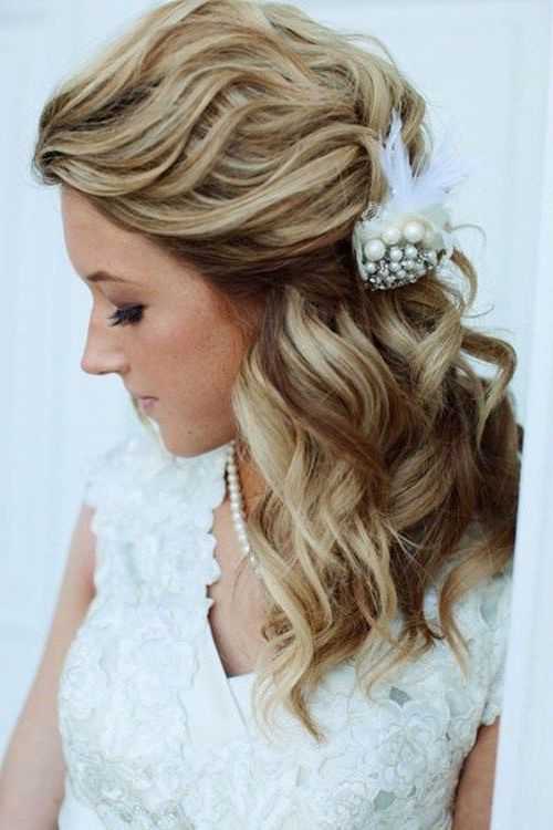 Featured Photo of Dimensional Waves In Half Up Wedding Hairstyles