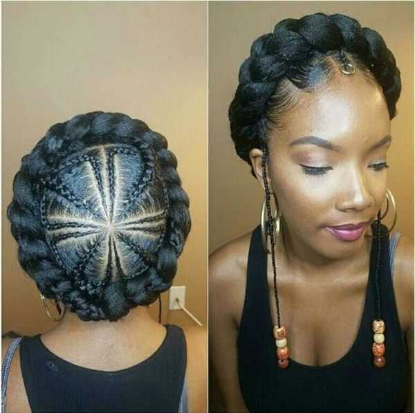 Featured Photo of Halo Braided Hairstyles With Beads