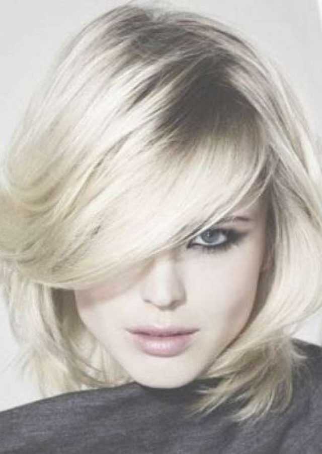 Heavy Layered Medium Hairstyles