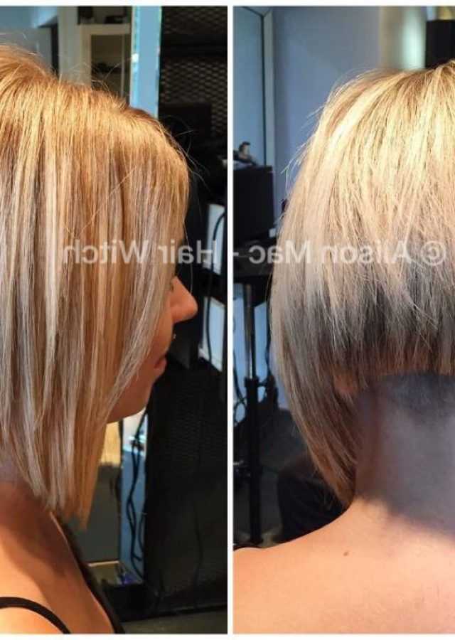 A-line Bob Hairstyles with an Undercut