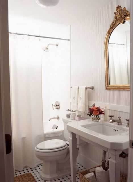 Inspiration about Pedestal Sink Design Ideas Within Antique Mirrors For Bathrooms (#16 of 20)
