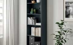 Blue Wood Bookcases