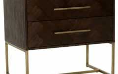Rustic Acacia Wooden 2-drawer Executive Desks