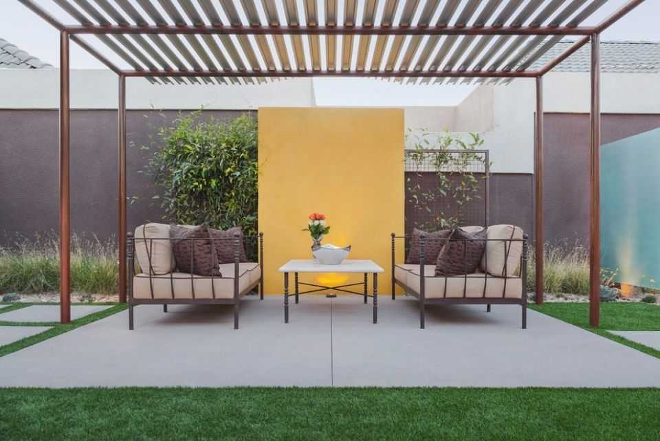 Metal Pergola Deck Contemporary With Cable Deck Cable Deck Railing … Pertaining To Modern Yard Gazebo (Gallery 15 of 25)