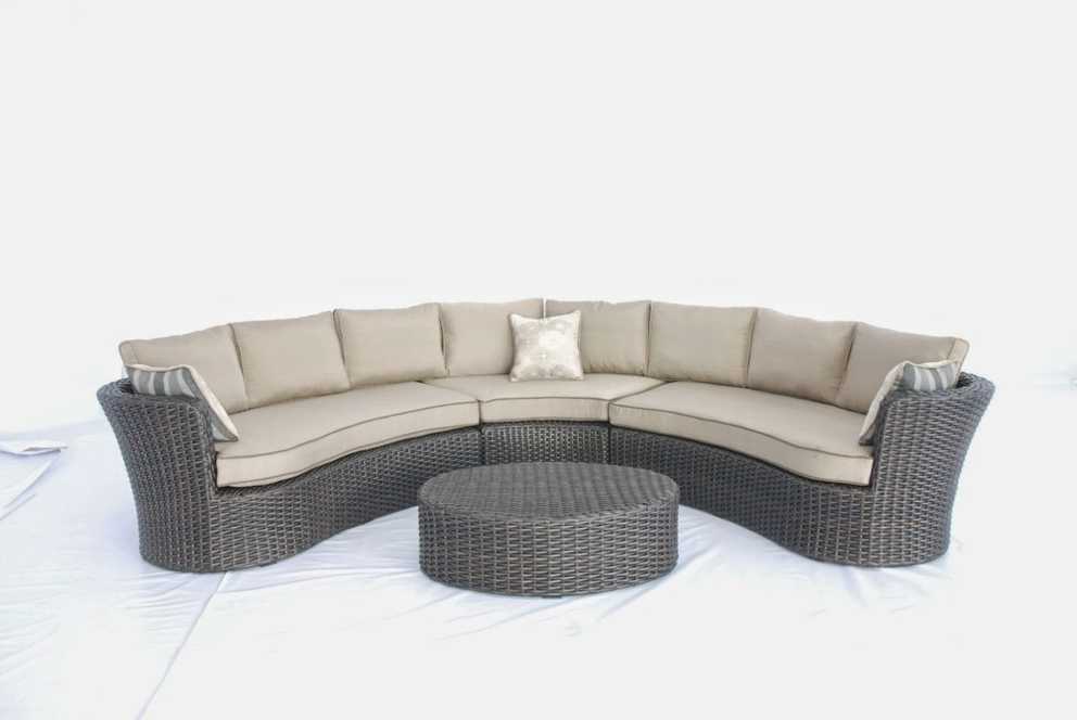 Featured Photo of Curved Outdoor Sofa