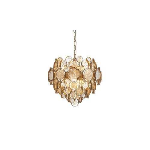 Antique Gild One-Light Chandeliers (Photo 4 of 15)