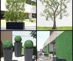 25 Best Collection of Large Artificial Outdoor Trees and Plants