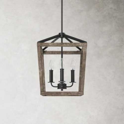 Weathered Oak And Bronze 38-Inch Eight-Light Adjustable Chandeliers (Photo 14 of 15)