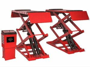 Scissor Lift 3.0 Tonne Short Full Height Surface Mounted by Concept Garage Equipment