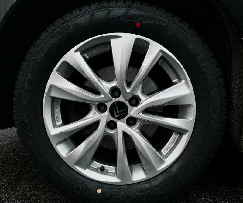 What do the red and yellow dots on tyres mean? Concept GE