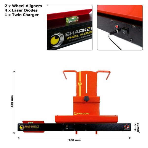 Wheel Aligner Sharkeye Falcon Components from Concept Garage Equipment