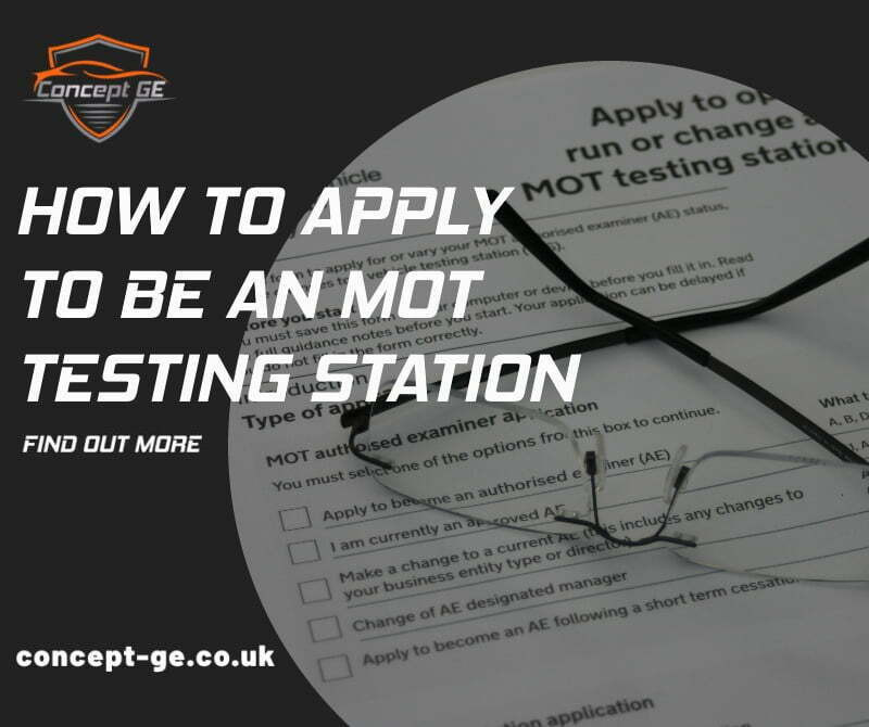 VT01 Form – Setting Up an MOT Test Station