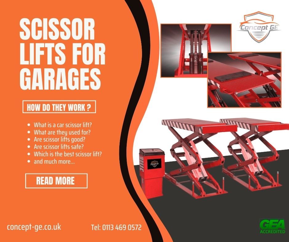 How does a car scissor lift work?