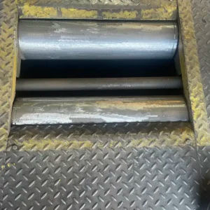 Roller Brake Tester Ground to Bare Metal During Re-Gritting process