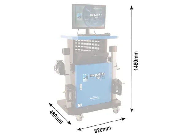 Wheel Aligner Hofmann Megaplan megaline 88 Pro CCD dimensions