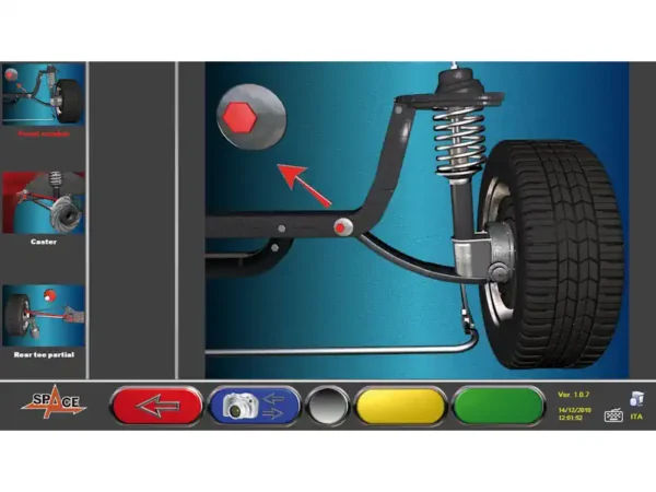 Wheel Aligner 6-CCD Space Active WS Bluetooth PC Screen 1