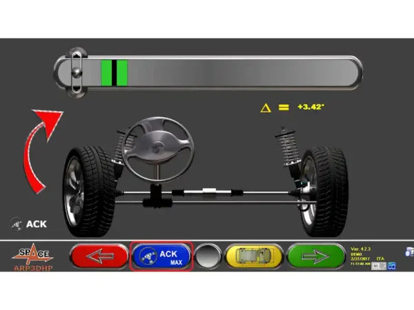 Wheel Aligner 6-CCD Space Active WS Bluetooth PC Screen 2