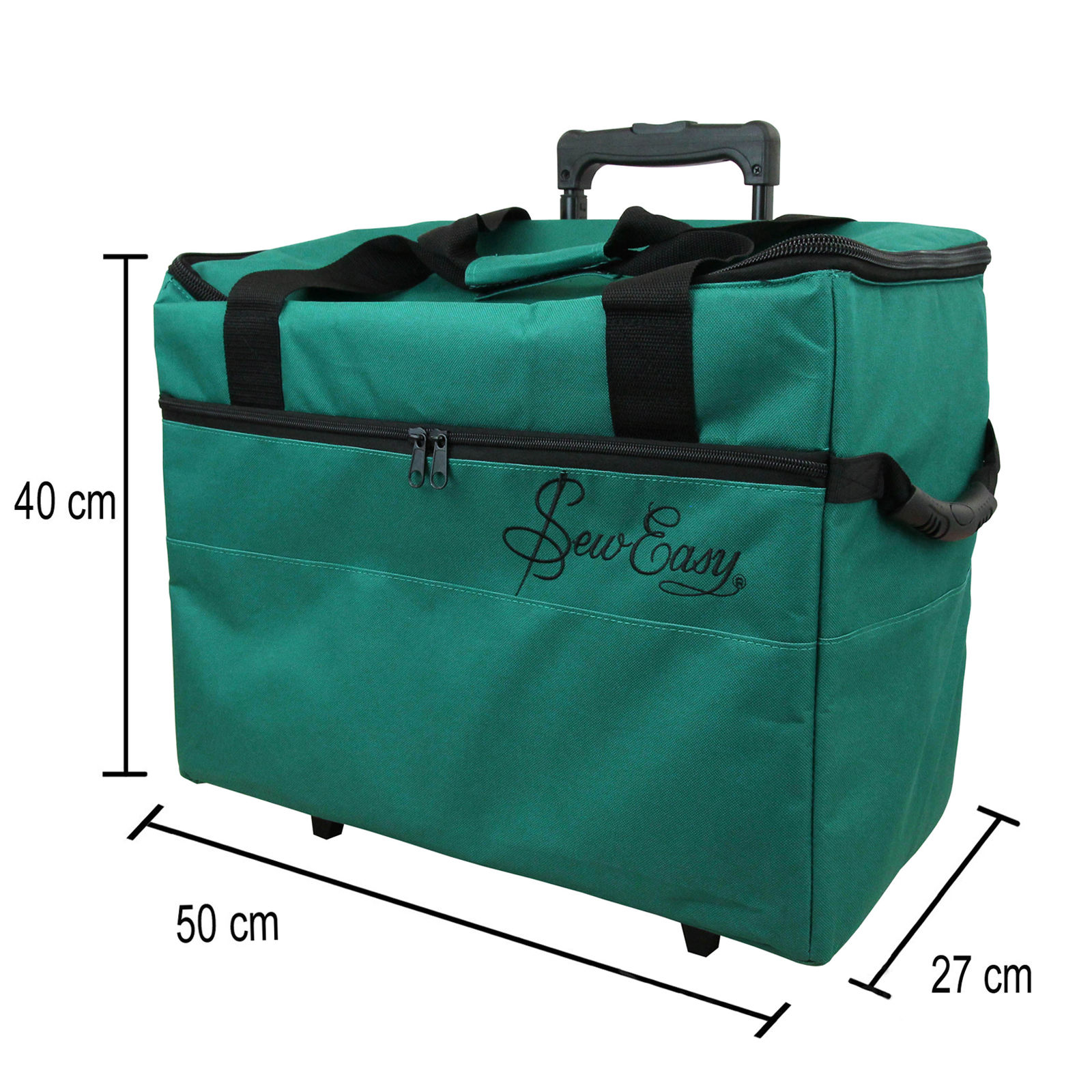 Sewing Machine Trolley Bag on wheels fits Janome Singer Brother Elna