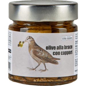 Scala Vini-Scala Gusti AG, S-Fabrik / Olive alla brace con capperi (grillierte Oliven ohne Stein)