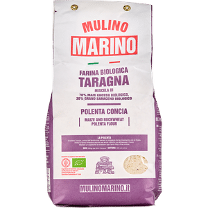 Scala Vini-Scala Gusti AG, S-Fabrik / Farina taragna Mulino Marino (70% Mais, 30% Buchweizen) Mulino Marino