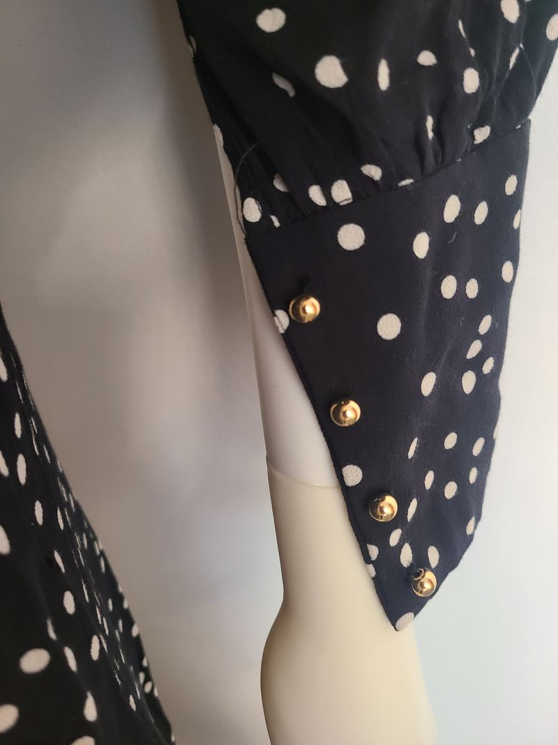 white christmas dresses 'Crush' polka-dot midi dress main image 1