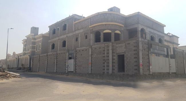 مشروع مقاولات بناء العظم للفلل والعمائر والمحلات في حي الياسمين