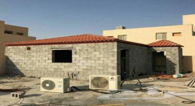 مشروع إنشاء الملاحق والمجالس الخارجية في حي الياسمين