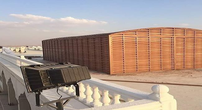 مشروع إنشاء الملاحق والمجالس الخارجية في حي الياسمين
