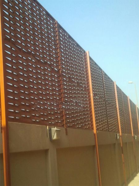 سواتر حديد مجدول لفيلا شمال الرياض