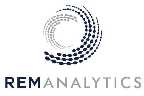 rem logo rem analytics logo