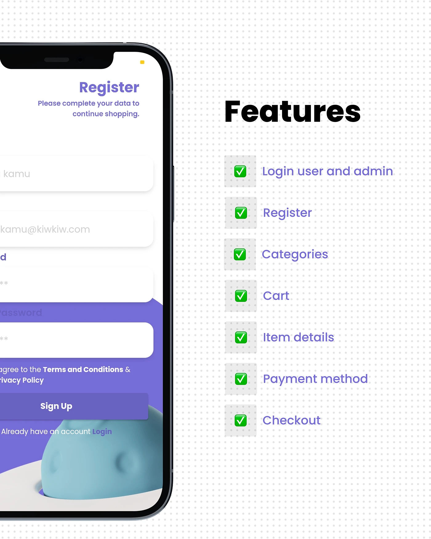 KiwKiw Store - E-Commerce Sports App