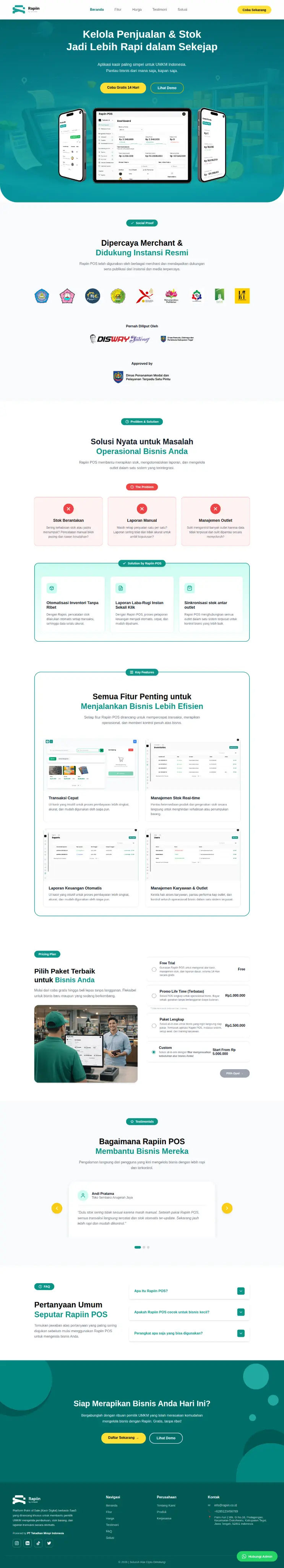 Rapiin POS – Cashier and Stock Management System