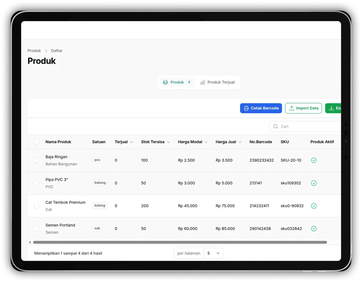 Rapiin POS – Cashier and Stock Management System