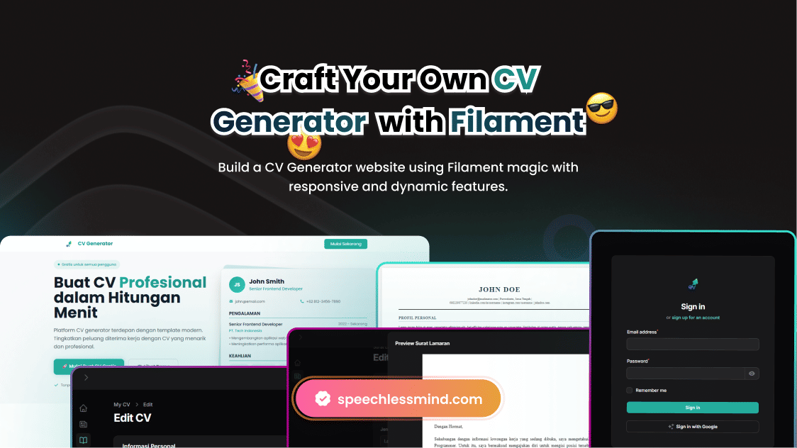 Design Post Website CV Generator - Image 1