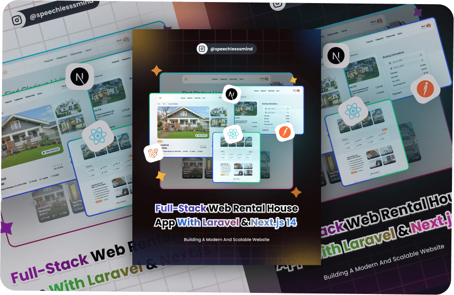 Full-Stack Web Rental House App — Poster Promo - Image 1