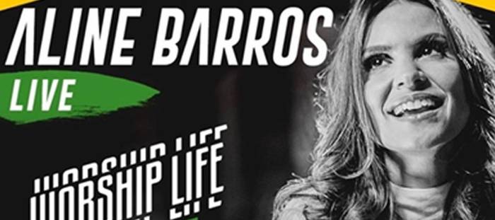 Cantora Aline Barros divulga live: “Pra gente cantar, ajudar e abençoar as pessoas”