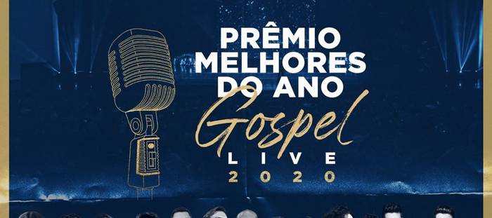 A 4ª edição do Prêmio Melhores do Ano Gospel será transmitida via Live