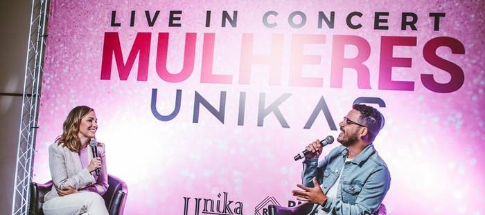 Paulo Alberto é o apresentador oficial do Live in Concert Mulheres Unikas que aconteceu em São Paulo
