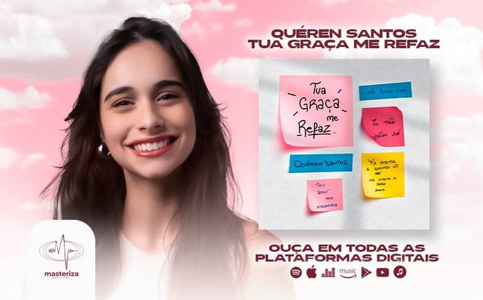 Quéren Santos lança "Tua Graça me Refaz", seu primeiro single nas plataformas digitais