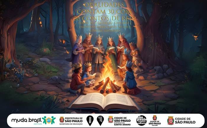 Circuito "As Oralidades Contam Trinta, com 30 Contos de Reis" promove encontro com a literatura em São Paulo
