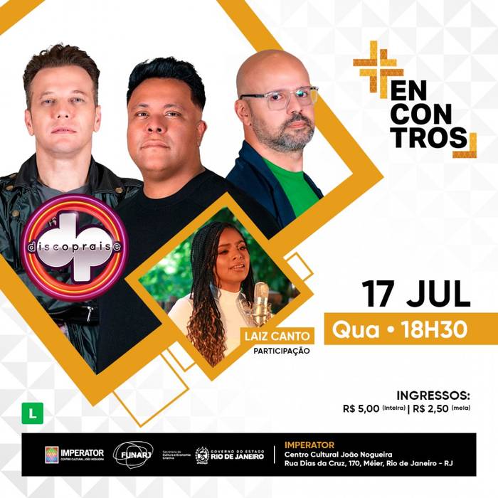 DiscoPraise retorna ao Rio de Janeiro para fazer show no palco do Imperator