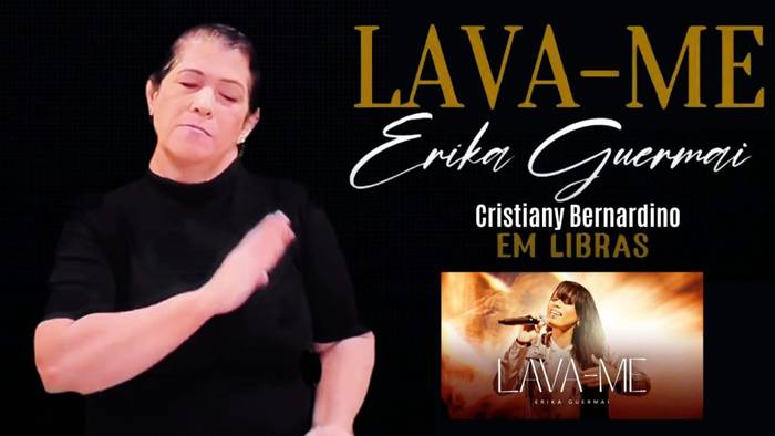 Erika Guermai lança versão acessível do clipe "Lava-me" para a comunidade surda