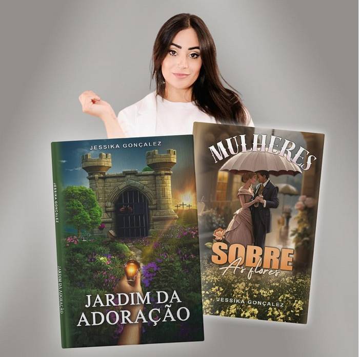 “Jardim da Adoração” e “Mulheres sobre as Flores” os novos livros da escritora Jessika Gonçalez