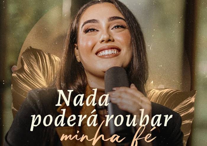 Hadassah Perez canta a firme declaração “Nada Poderá Roubar Minha Fé”