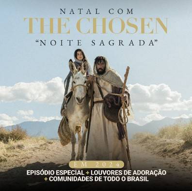 Criador da série The Chosen (Os Escolhidos), Dallas Jenkins fala sobre o especial "Natal com The Chosen: Noite Sagrada"